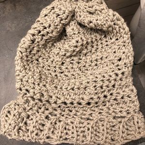 Handmade crochet slouch/non slouch beanie